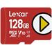 Lexar paměťová karta 128GB PLAY microSDXC™ UHS-I cards, čtení 150MB/s C10 A1 V10 U1