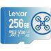 Lexar paměťová karta 256GB FLY High-Performance 1066x microSDXC™ UHS-I, (čtení/zápis:160/90MB/s) C10 A2 V30 U3