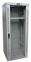 LEXI-Net 19" stojanový rozvaděč 24U, šířka 600mm, hloubka 600mm, nosnost 600 kg, skleněné dveře, složený, šedý