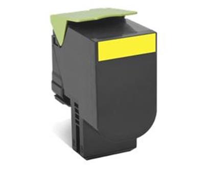 Lexmark 702H Yellow High Yield Return Program Toner Cartridge - 3 000 stran