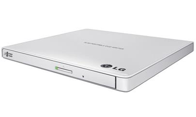 LG DVD±RW GP57EW40 SLIM external USB 2.0, 8xDVD±RW, 5xDVD-RAM, white, slim bílá