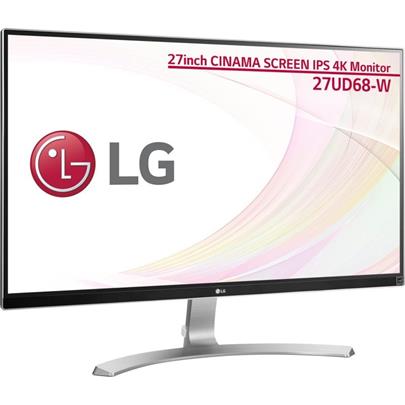 LG LCD IPS 27UD68-W 27" / 4k / 3840x2160 / 300cdi / 5M:1 / 5ms / 2x HDMI / DP / černá