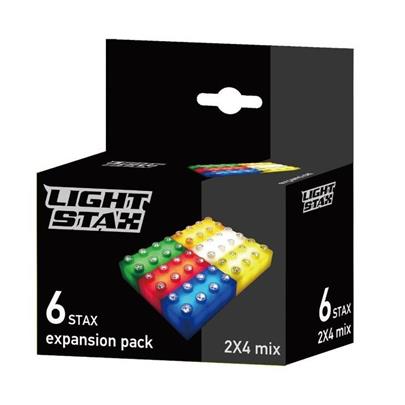 LIGHT STAX svítící stavebnice 6PCS PACK MIX - DUPLO® - kompatibilní