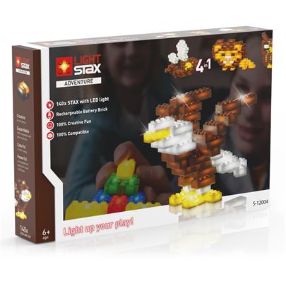 LIGHT STAX svítící stavebnice Adventure (4-in-1) - LEGO® - kompatibilní