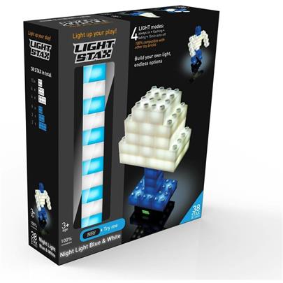 LIGHT STAX svítící stavebnice lamp sets - blue white - DUPLO® - kompatibilní