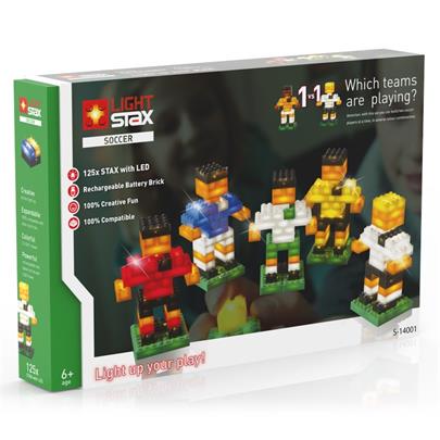 LIGHT STAX svítící stavebnice Soccer (1-vs-1) - LEGO® - kompatibilní