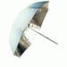 Linkstar PUK-102SW odrazný deštník oboustranný, 102 cm stříbrná/bílá