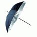 Linkstar PUR-102SB odrazný deštník, 102 cm stříbrná/vrchní černá