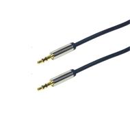 LOGILINK - Audio kabel 3.5 m/m, 0.30 m, modrý