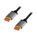 LOGILINK CHA0105 HDMI cable A/M to A/M 8K/60Hz alu black/grey 2m