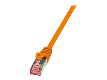 LOGILINK CQ2018S LOGILINK - Patch kabel Cat.6 S/FTP PIMF PrimeLine 0,25m oranžový