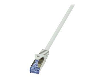 LOGILINK CQ4022S LOGILINK - Patch cable Cat.6A, made from Cat.7, 600 MHz, S/FTP PIMF raw, 0,5m