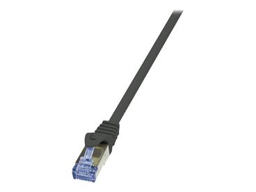 LOGILINK CQ4113S LOGILINK - Cat.6A Patch cable made from Cat.7 raw cable, black, 20m