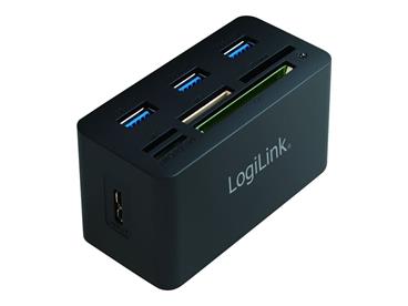 LOGILINK CR0042 LOGILINK - USB 3.0 Hub with All-in-One Card Reader