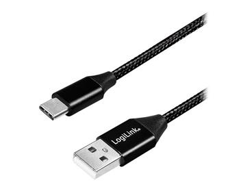 LOGILINK CU0139 LOGILINK - USB 2.0 Cable USB-A male to USB-C male, 0.3m