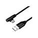 LOGILINK CU0141 LOGILINK - Kabel USB 2.0 - micro-USB (90° angled) male, 0.3m