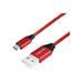 LOGILINK CU0151 LOGILINK - USB-A 2.0 cable to micro-USB male, red, 0.3m