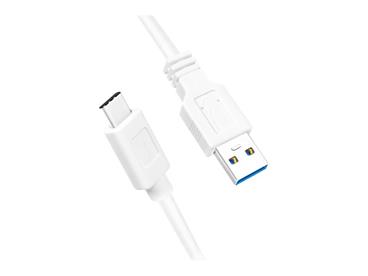 LOGILINK CU0172 LOGILINK - USB 3.2 Gen1x1 cable, USB-A male to USB-C male, white, 0.15m