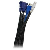 LOGILINK - Elastický organizér kabelů, černý