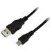 LOGILINK -Kabel USB 2.0 Typ-A samec pro Typ- micro B samec, délka 3m, černá