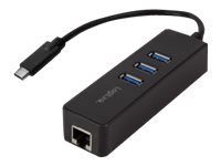 LOGILINK UA0283 LOGILINK - USB 3.0 type c to gigabit adapter to 1x RJ45 and 3x USB 3.0 type A