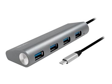 LOGILINK UA0309 LOGILINK- USB-C 3.1 hub, 4 port, aluminum casing, grey