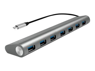 LOGILINK UA0310 LOGILINK- USB-C 3.1 hub, 7 port, aluminum casing, grey