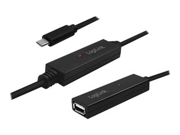 LOGILINK UA0326 LOGILINK - USB 2.0 Active Repeater Cable, USB-C™ M to USB AF, 20m