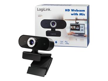 LOGILINK UA0368 HD USB webcam microphone