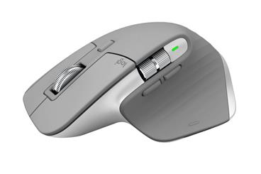 Logitech bezdrátová myš MX Master 3 - USB-C/ 4000dpi/ Logitech Flow/Unifying/7 tlačítek - Grey