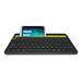 LOGITECH Bluetooth® Multi-Device Keyboard K480 - BLACK - DEU - BT - CENTRAL