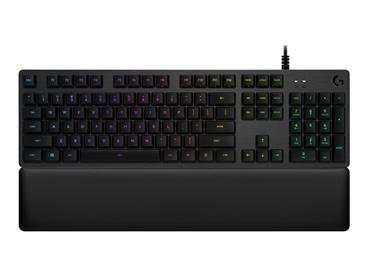 LOGITECH G513 CARBON LIGHTSYNC RGB Mechanical Gaming Keyboard with GX Red switches-CARBON-US INT'L-USB-IN