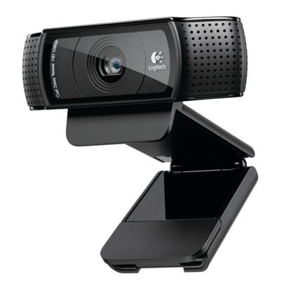 Logitech HD Pro Webcam C920, Full HD 1080p, stereo mikrofon