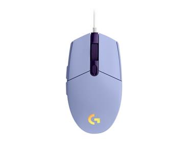 Logitech herní myš Gaming Mouse G203 LIGHTSYNC 2nd Gen, EMEA, USB, lilac