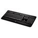 Logitech klávesnice Wireless Illuminated Keyboard K800, US, unifying přijímač, černá