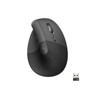 Logitech myš Lift for Business - Grafitová, 6 tlačítek, bluetooth, logitech bolt USB