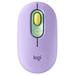 Logitech myš POP - zeleno-fialová/optická/ 4 tlačítka/bezdrátová/Bluetooth/4000dpi