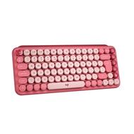 Logitech POP Keys Wireless Mechanical Keyboard With Emoji Keys - HEARTBREAKER_ROSE - US INT'L - INTNL