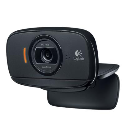 Logitech webkamera HD Webcam B525, HD 720p, černá