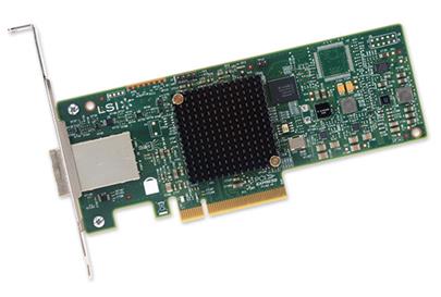 LSI SAS9300-8e(3008) SAS3HBA(JBOD) 2×8644,exp:1024HD,PCI-E8 g3,MD2,SGL