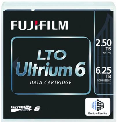 LTO-6 CR media, 5-pack, random label, Fuji