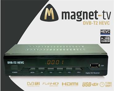 MAGNET-TV DVB-T2 HEVC (H.265) CZ DVB-T2