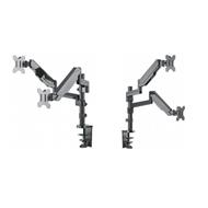 Manhattan Dual Mount, Two gas-spring jointed arms, for two 17" to 32" monitors