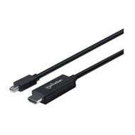 MANHATTAN Kabel Mini DisplayPort na HDMI (1080p), 1m, černý