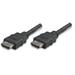 Manhattan Monitor Cable HDMI/HDMI 1.4 Ethernet 2m Black Nickel-plated contacts