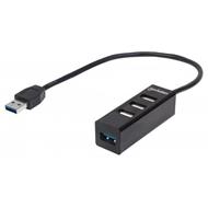 MANHATTAN USB 3.0/2.0 Combo Hub, 1x USB 3.0, 3x USB 2.0