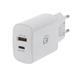 MANHATTAN USB nabíječka Power Delivery Wall Charger – 27 W, bílá