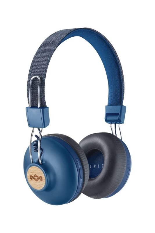 MARLEY Positive Vibration 2.0 Bluetooth - Denim, bezdrátová sluchátka přes hlavu