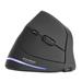 Marvo Myš M703W, 2400DPI, 2.4 [GHz], optická, 6tl., 1 kolečko, bezdrátová, černá, vestavěná baterie, podsvícená, ergonomická, ver
