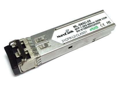 MaxLink 1.25G SFP optický modul, MM, 850nm, 550m, 2x LC konektor, DDM, Cisco compatible